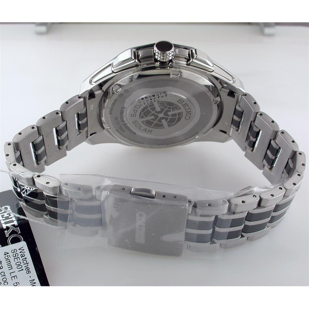 Seiko Astron 2014 Limited Edition GPS Solar Titanium ceramic White Dial Watch 45mm SSE001