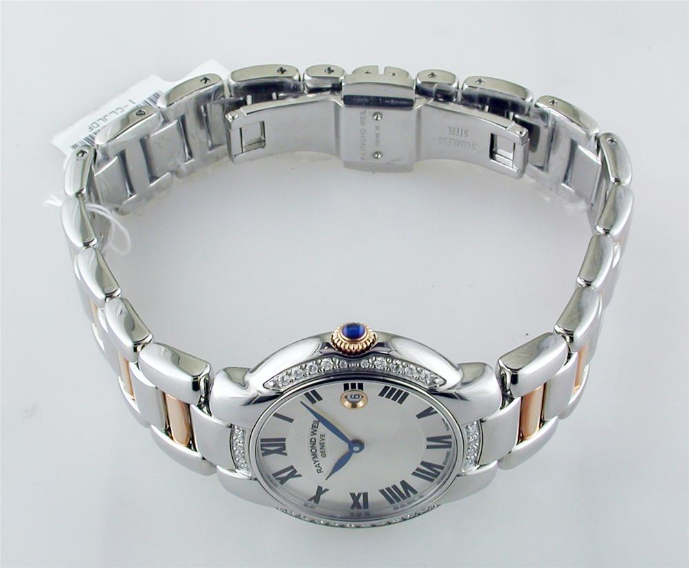 Raymond Weil Jasmine 29mm Two-tone 28 diamond Women's Watch 5229-S5S-01659