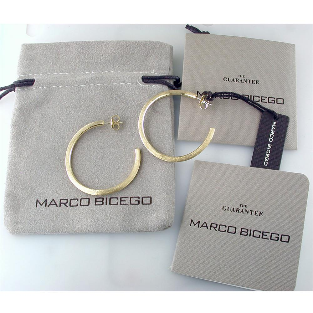 Marco Bicego Jaipur Link 18K Yellow Gold Hoop Earrings OB989Y