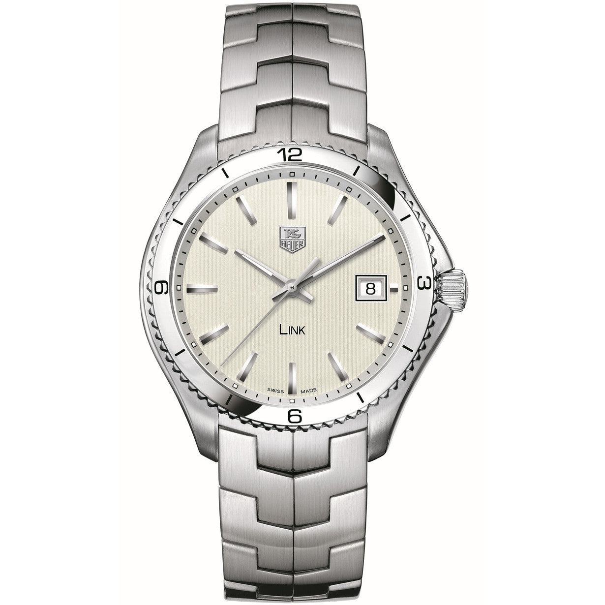 TAG Heuer LINK 40mm Silver Dial Steel Quartz Watch WAT1111.BA0950