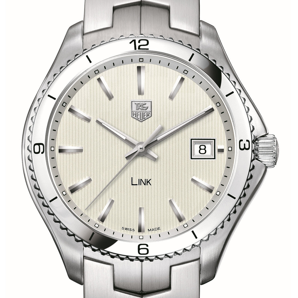 TAG Heuer LINK 40mm Silver Dial Steel Quartz Watch WAT1111.BA0950