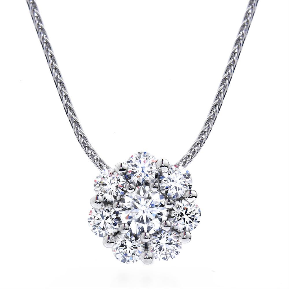 Hearts On Fire Beloved Diamond Pendant Necklace .55cts