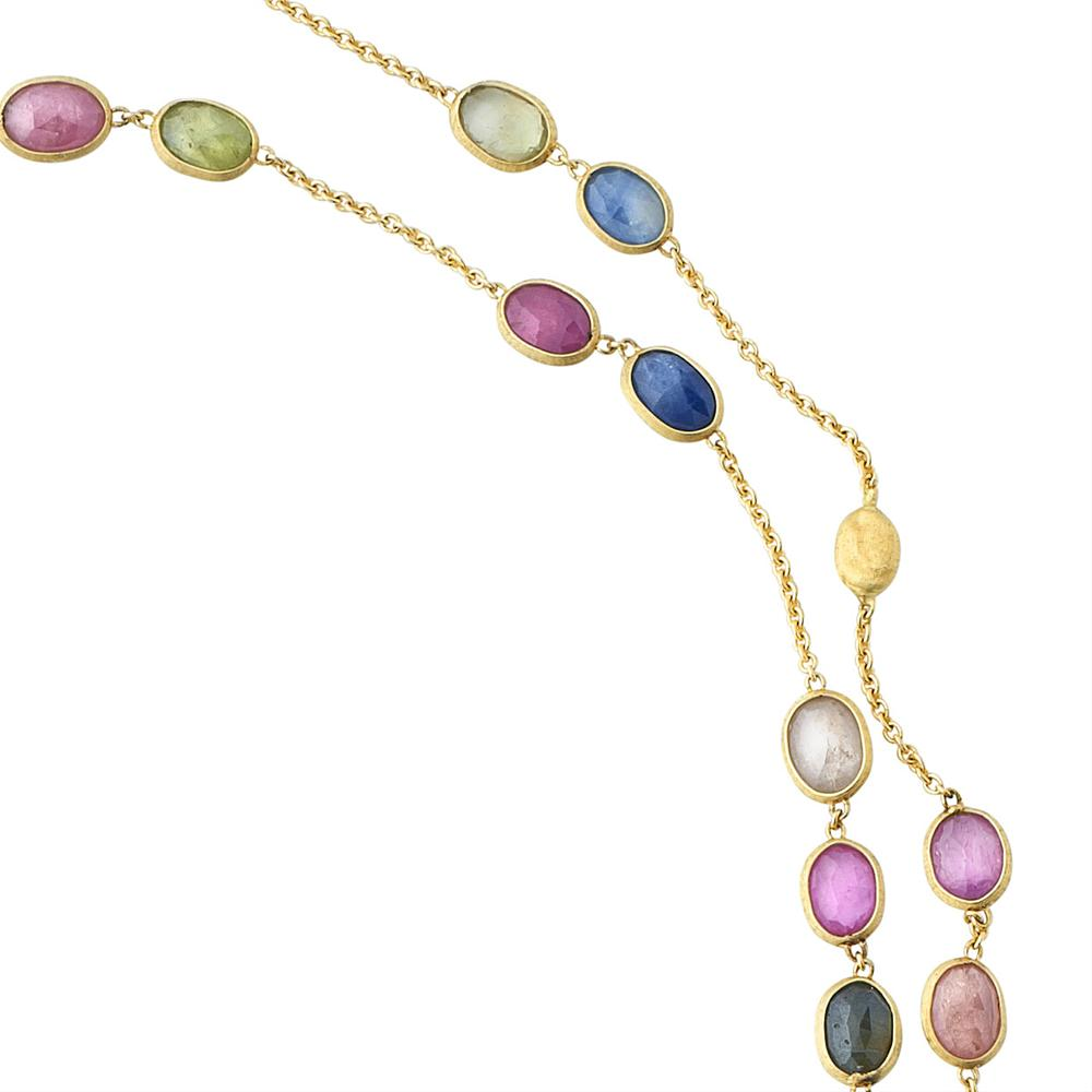 Marco Bicego Siviglia Gemstone Gold Necklace 36" CB1511