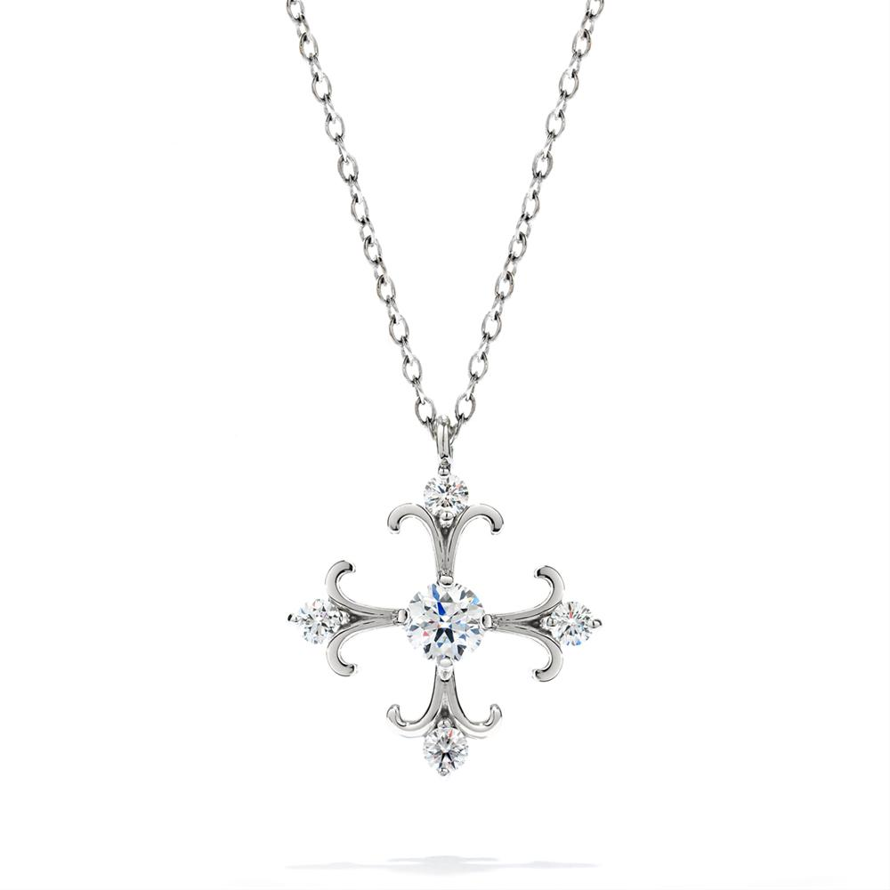 Hearts on Fire Fairy Tale Diamond Cross Pendant Necklace