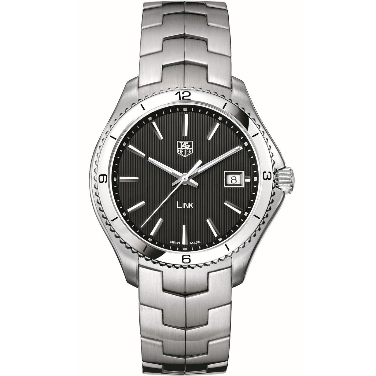 TAG Heuer LINK 40mm Black Dial Steel Quartz Watch WAT1110.BA0950