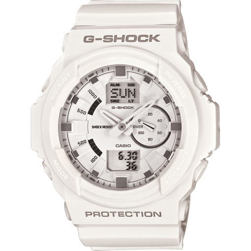 Casio G-Shock White Analog Digital Men's Tough Watch GA150-7A
