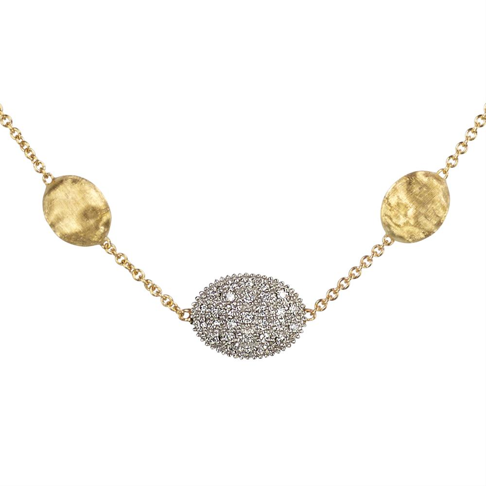 Marco Bicego Siviglia Single Strand Diamond Necklace 18" CB1730-B