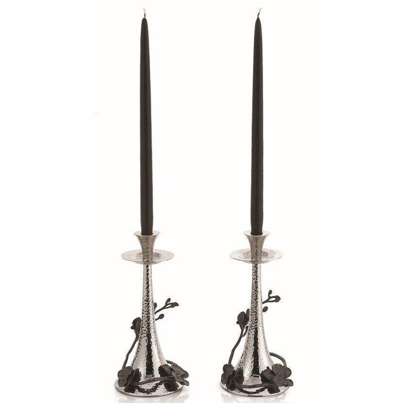 Michael Aram Black Orchid Taper Candleholders 110724