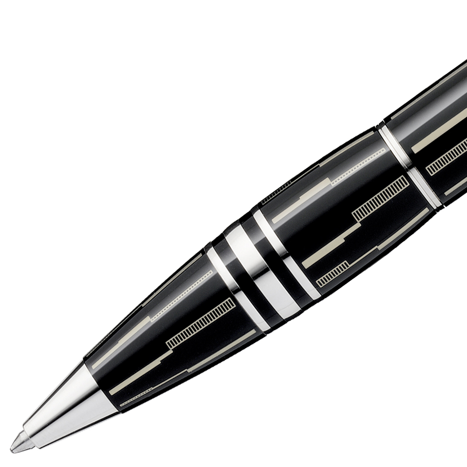 Montblanc StarWalker Black Mystery Ballpoint Pen 104227