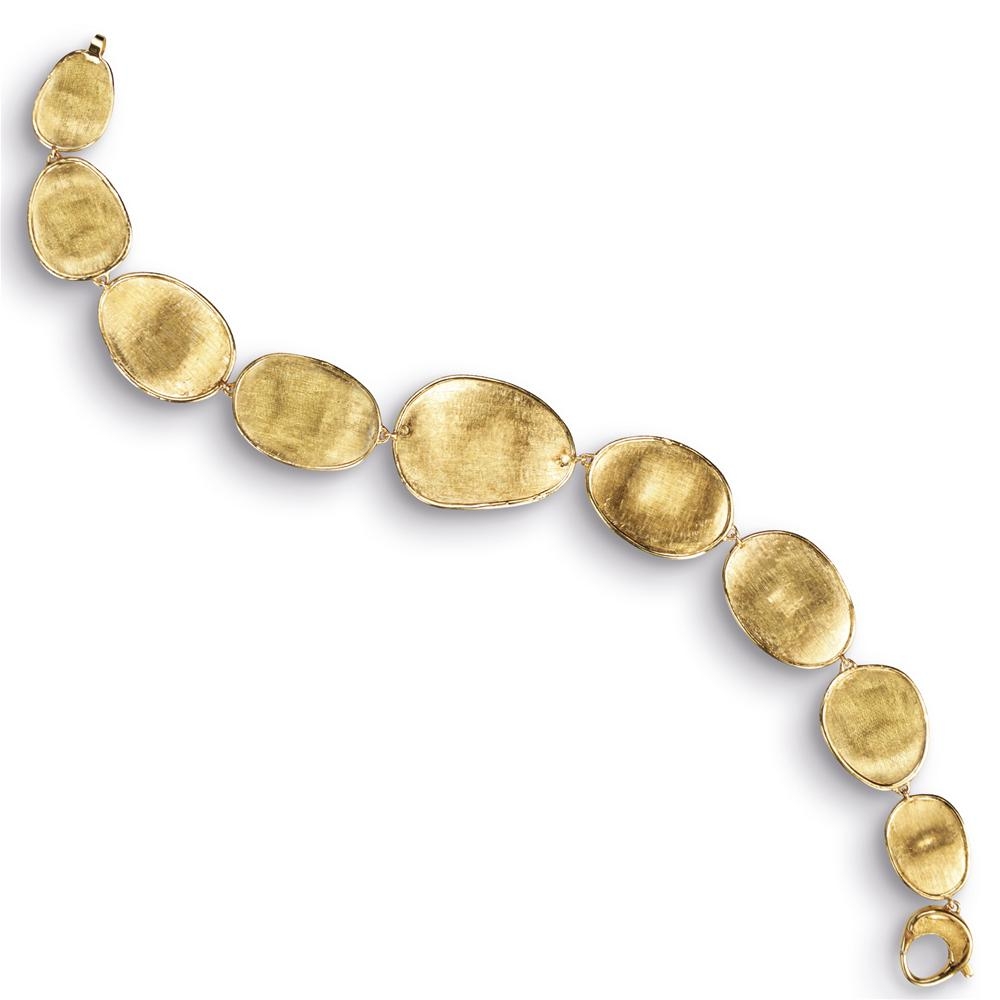 Marco Bicego Lunaria Oval 18K Yellow Gold 7" Bracelet BB1777