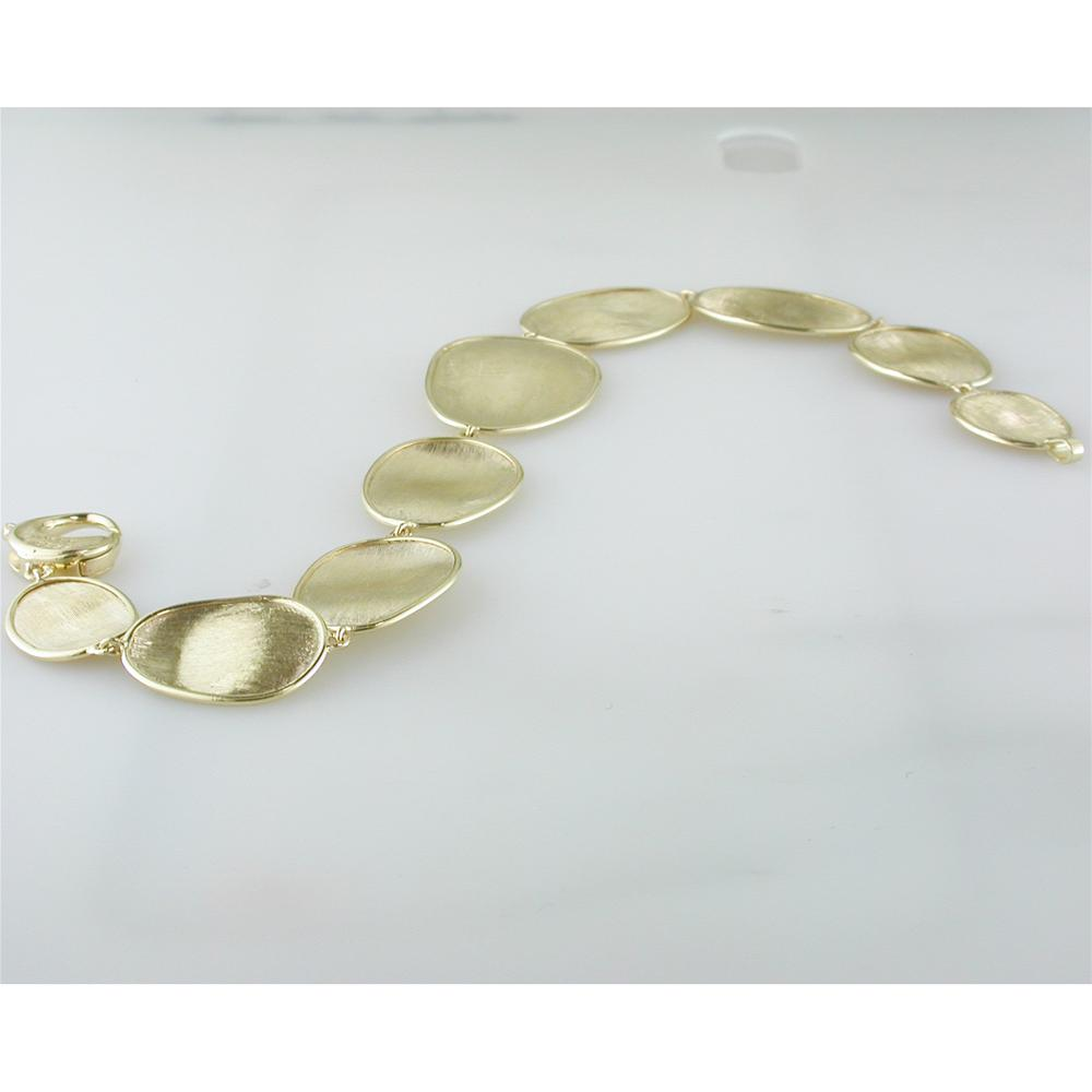 Marco Bicego Lunaria Oval 18K Yellow Gold 7" Bracelet BB1777