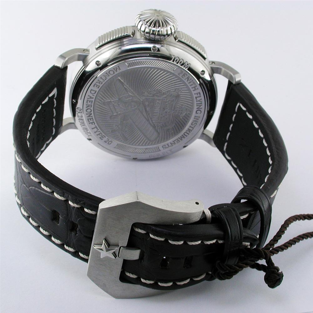 Zenith Pilot Montre D'Aeronef Type 20 Annual Calendar Chronograph Watch 48mm