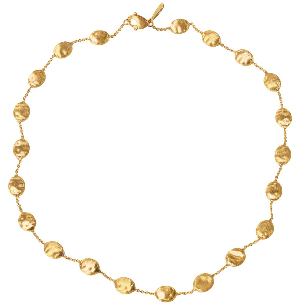Marco Bicego Siviglia 18K Yellow Gold 16" Bead Necklace CB553Y