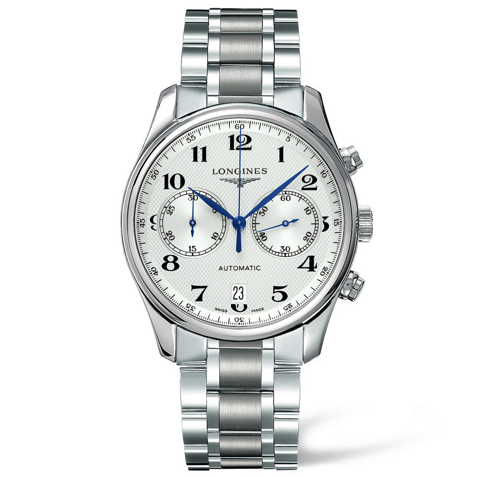 Longines Master Automatic Chronograph Silver Dial Stainless Steel 40MM L26294786