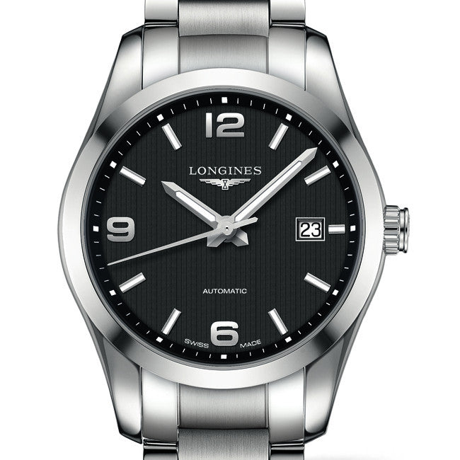 Longines Conquest Classic Automatic Black Stainless Steel 40MM L27854566