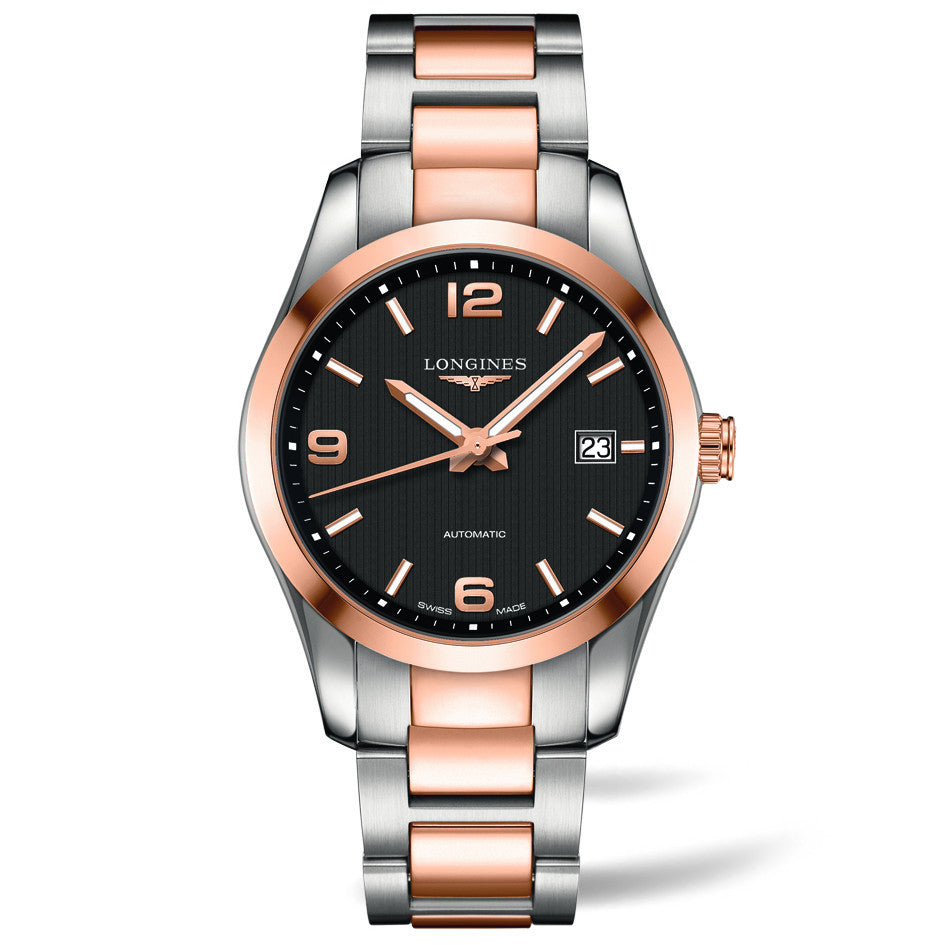 Longines Conquest Classic Stainless Steel/Gold Cap 200 Automatic Watch 40MM L27855567