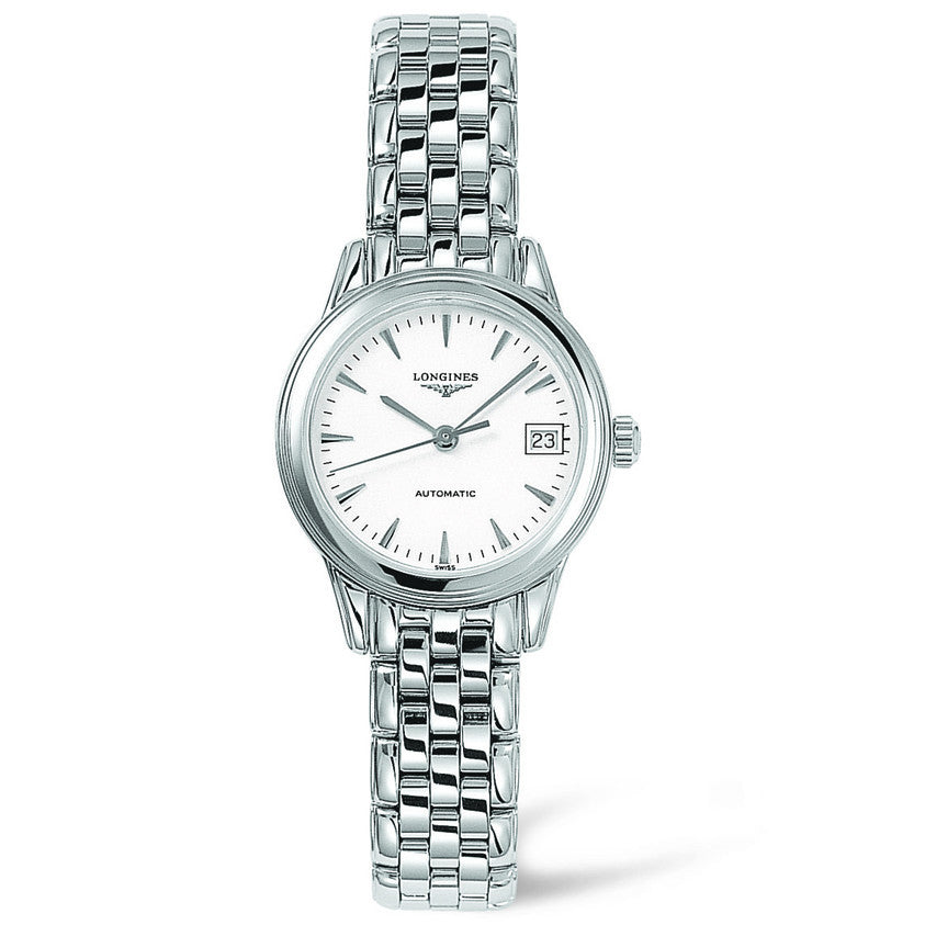 Longines Flagship Automatic White Dial Stainless Steel Watch 26MM L42744126
