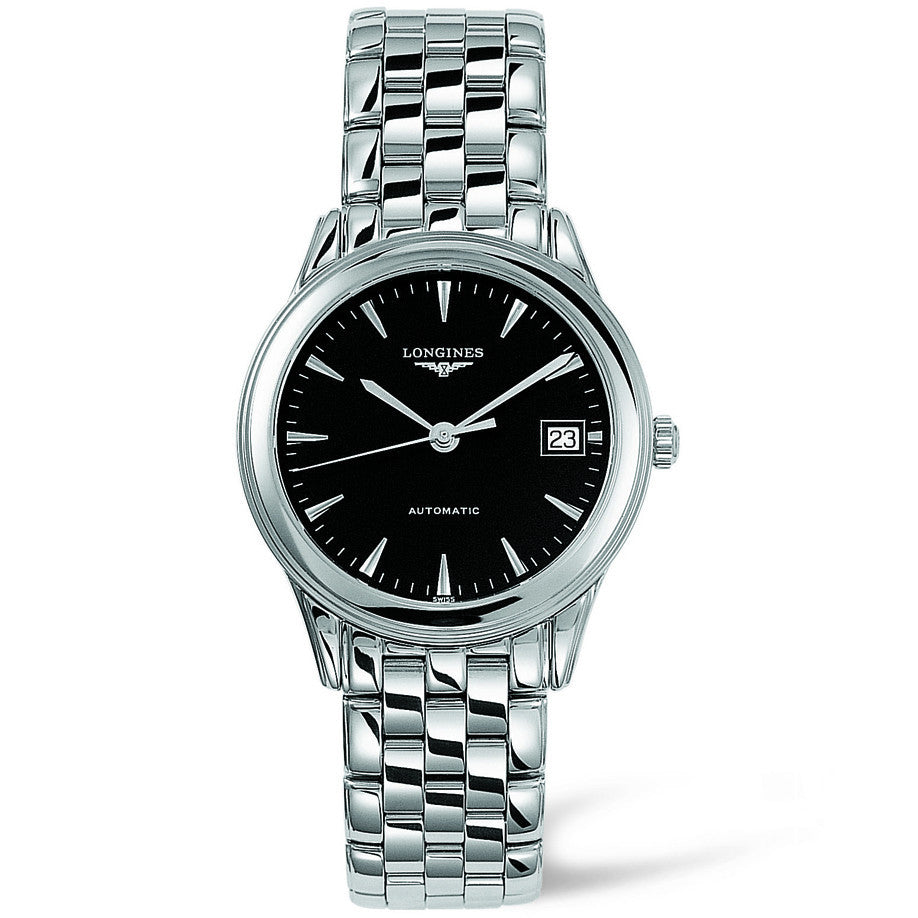 Longines Flagship Automatic Black Dial Stainless Steel Watch 35MM L47744526