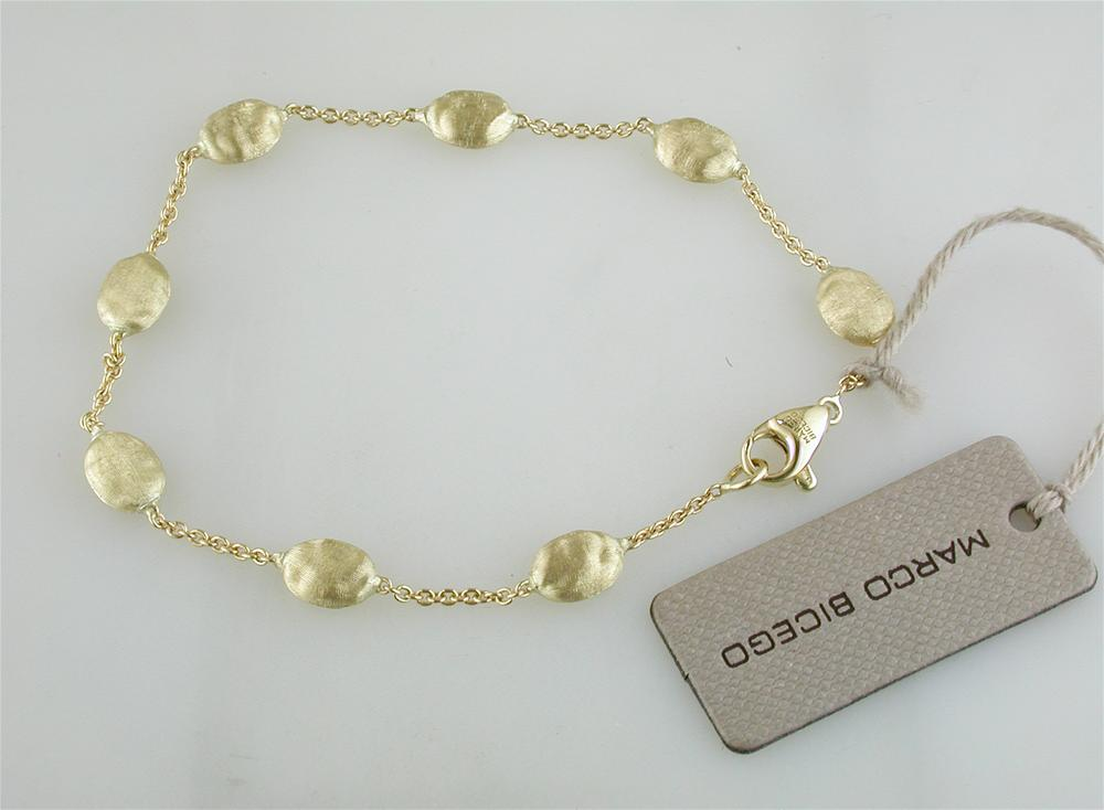 Marco Bicego Siviglia 18K Yellow Gold Bracelet 7.5" BB553Y