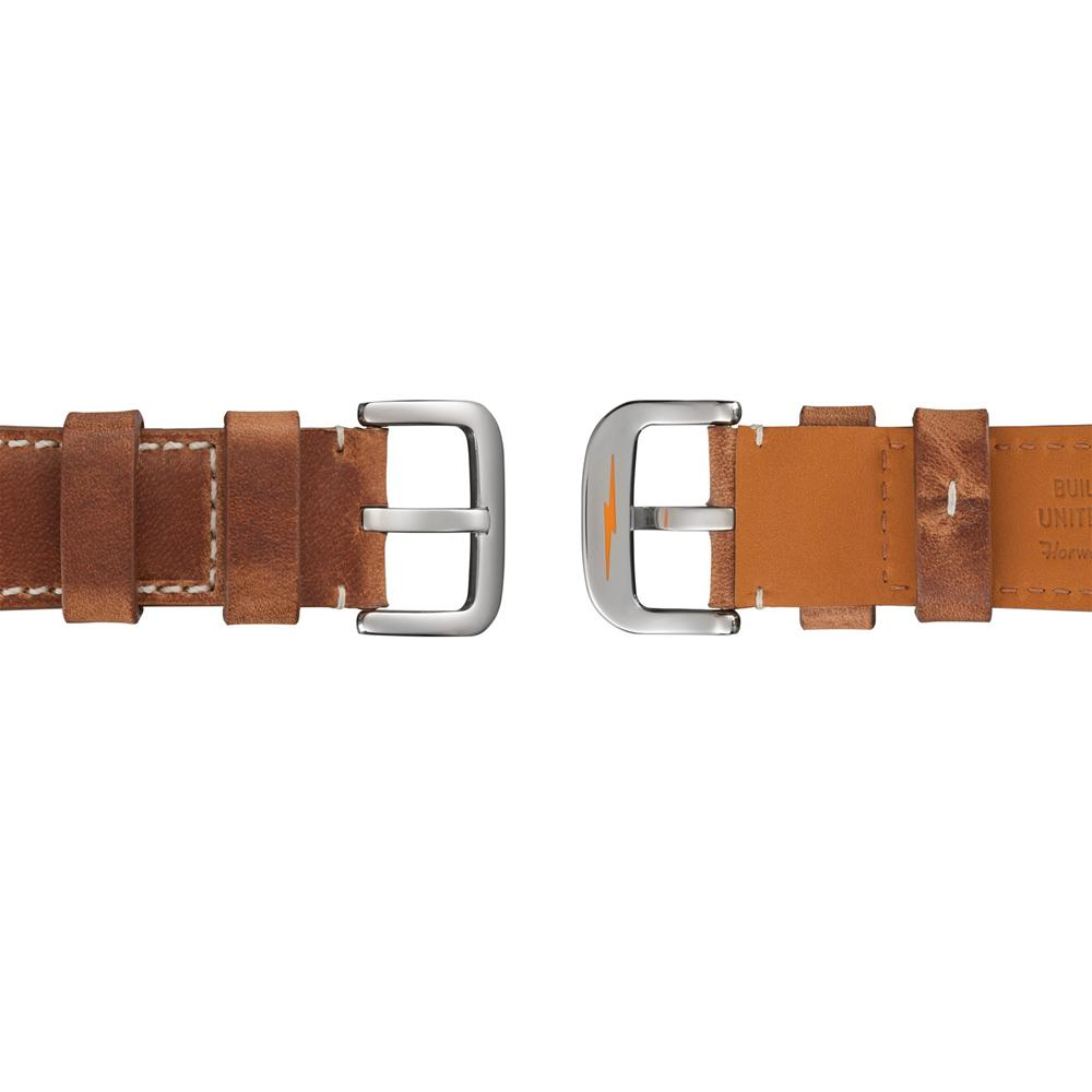 Shinola The Runwell White Dial Brown Leather 47mm Men's Watch S0100010
