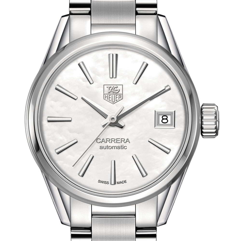 Tag Heuer Calibre 9 Polished Steel Bezel Automatic Watch 28MM WAR2411.BA0776