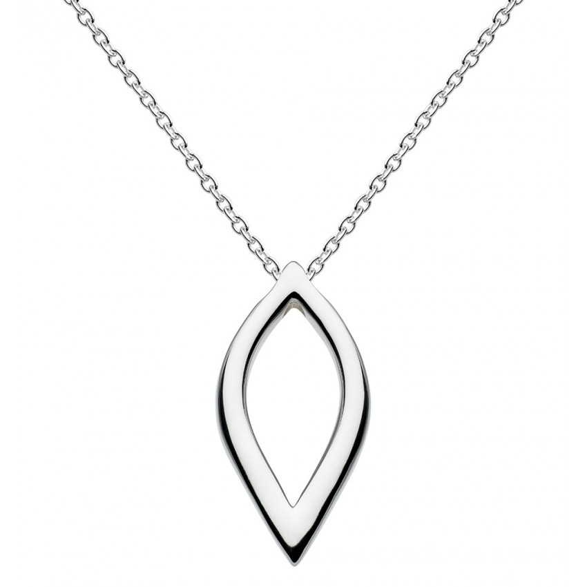 Kit Heath Sterling Silver Marquise Pointed Necklace