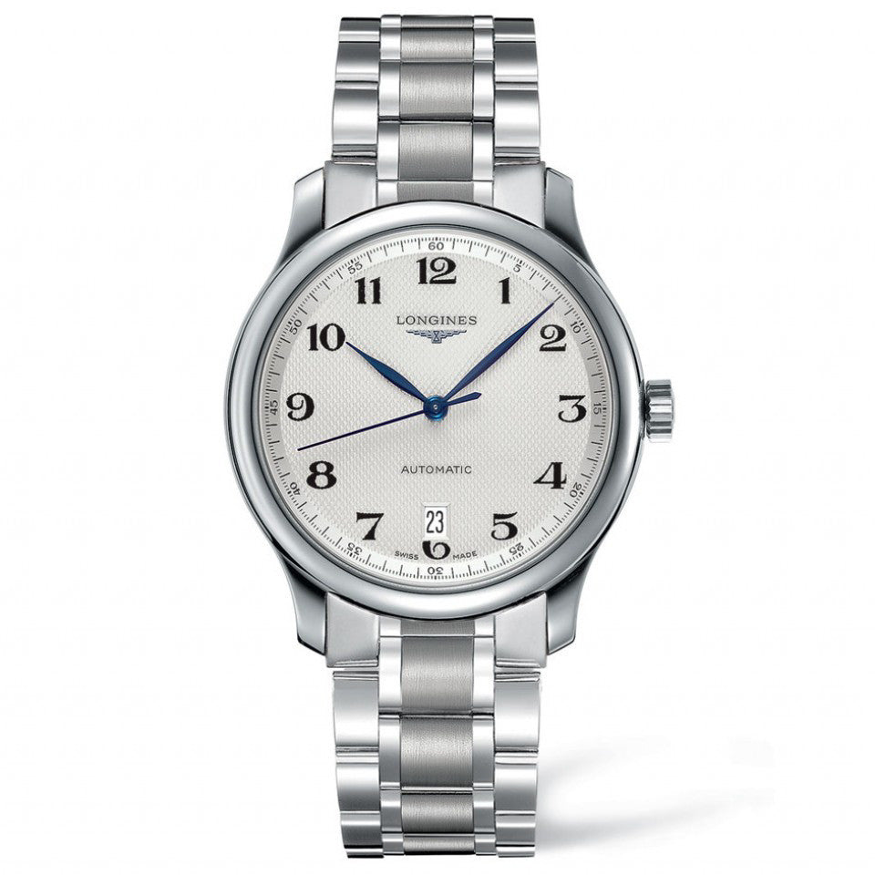 Longines Master Automatic Silver Stainless Steel Watch 38MM L26284786