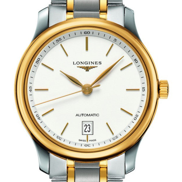 Longines Master Automatic White Dial Stainless Steel/Gold Cap 200 Watch 38MM L26285127