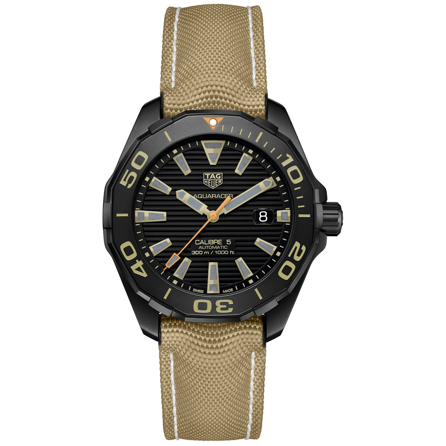 Tag Heuer Aquaracer Automatic Calibre 5 Black Titanium WAY208C.FC6383