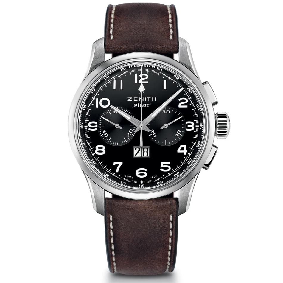 Zenith Pilot Big Date Special Black Chronograph Watch