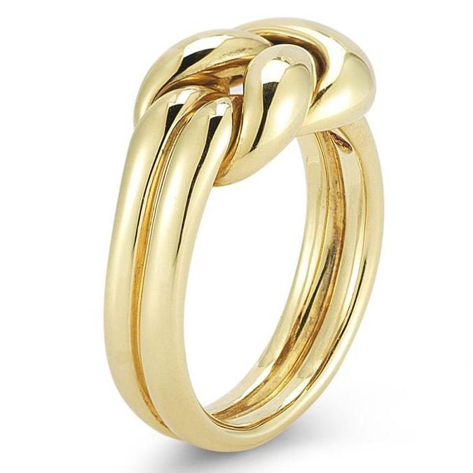 Roberto Coin 18K Yellow Gold Knot Ring 228455AY7000