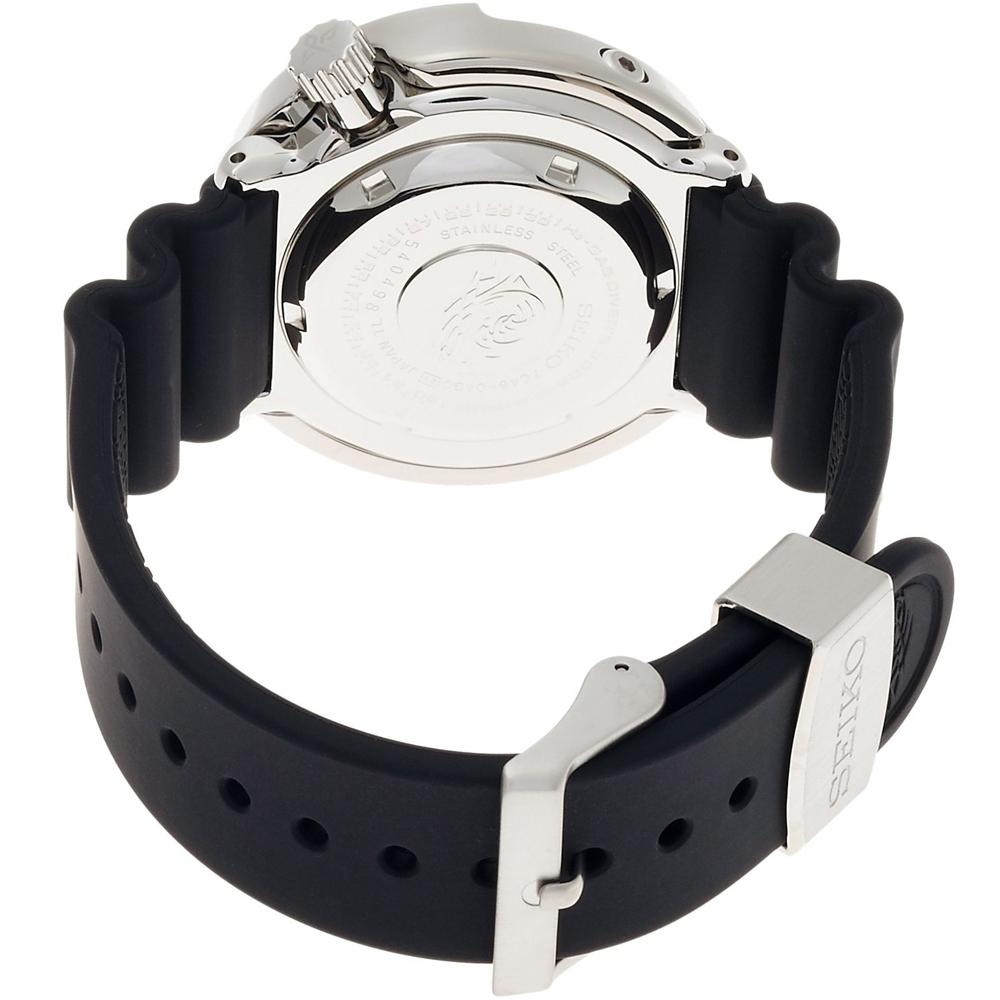 Seiko Prospex Marine Master Quartz Professional black Stainless Steel Watch 47.7mm SBBN033