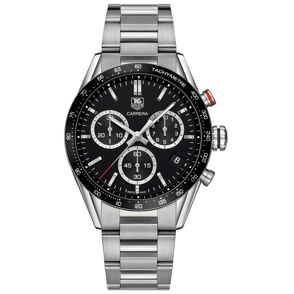 TAG Heuer CARRERA Chronograph 43MM Black Stainless Steel PANAMERICANA SPECIAL EDITION CV1A10.BA0799