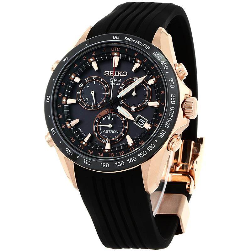 Seiko Astron Novak Djokovic Limited Edition GPS Solar Rose Gold Watch SSE022