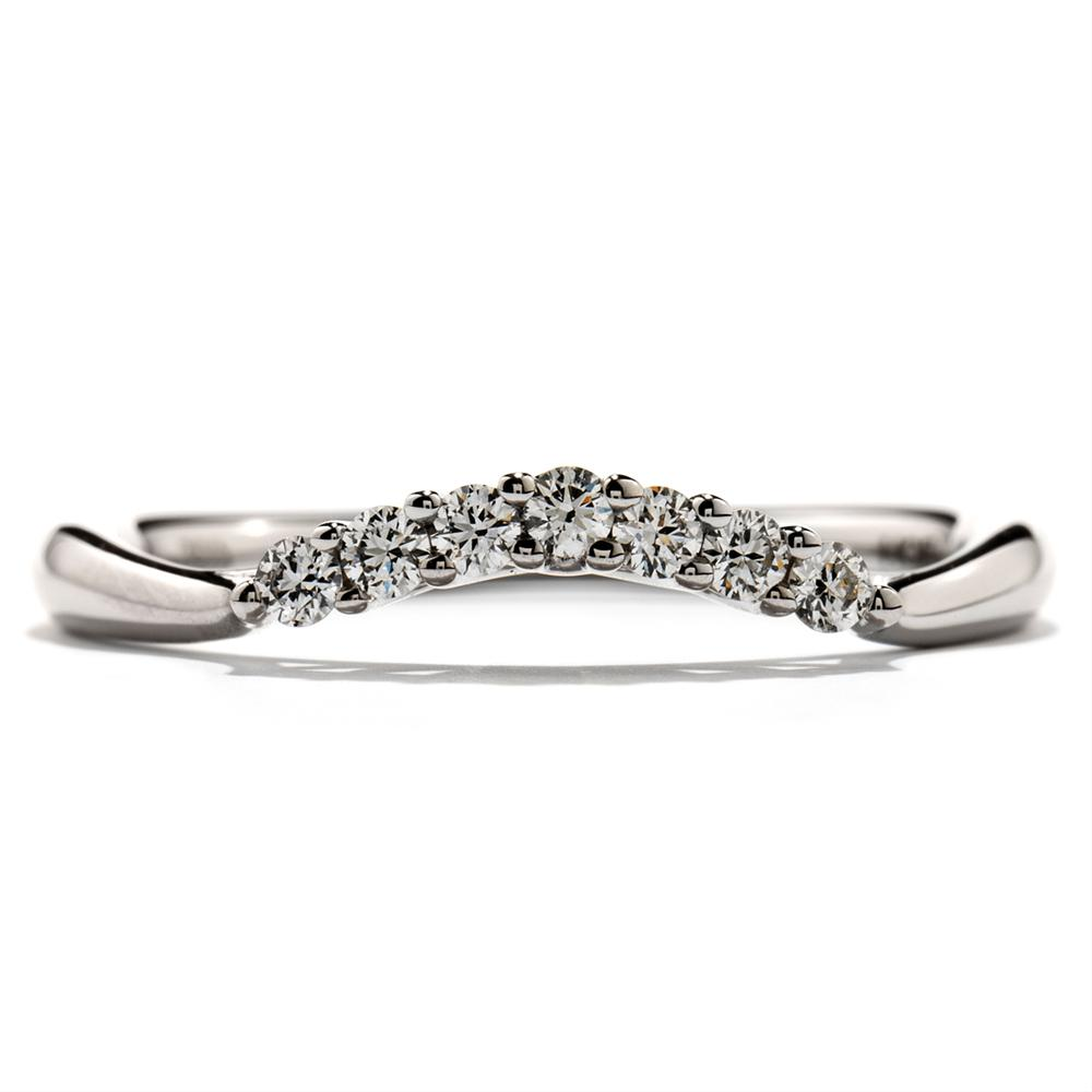 Hearts on Fire Felicity Queen Anne Diamond Wedding Band Ring