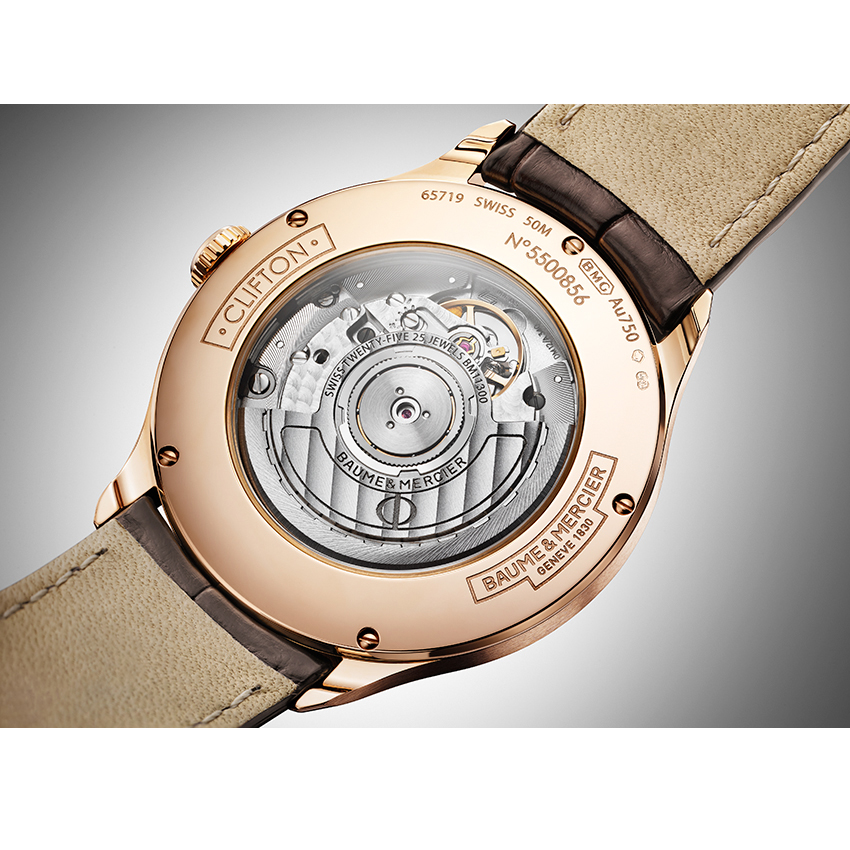 Baume & Mercier Clifton 18K Red Gold 39mm Men's Automatic Watch 10058
