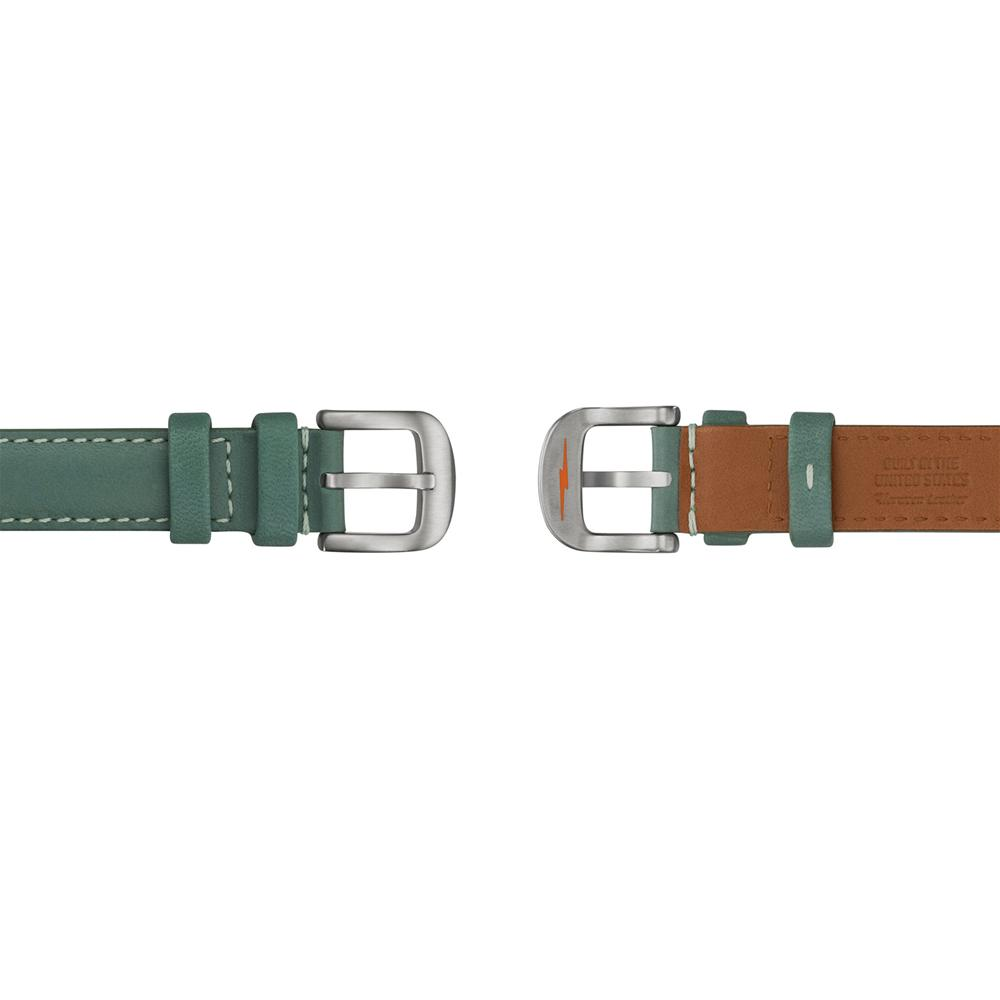 Shinola Gomelsky 36mm Ladies White Dial Teal Leather Watch S0110000274