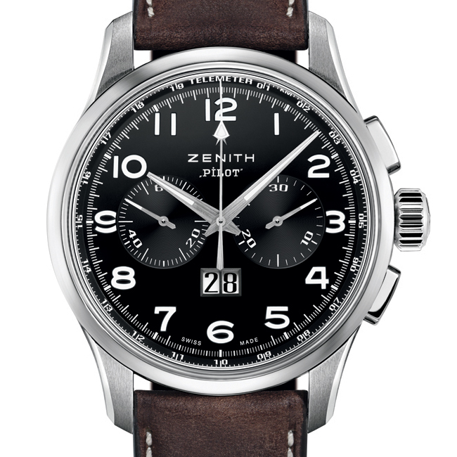 Zenith Pilot Big Date Special Black Chronograph Watch