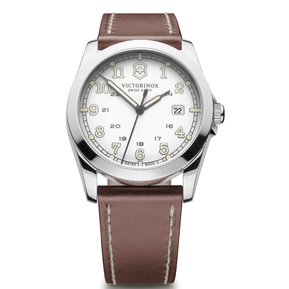Victorinox Swiss Army Infantry White Dial Quartz Watch 241564