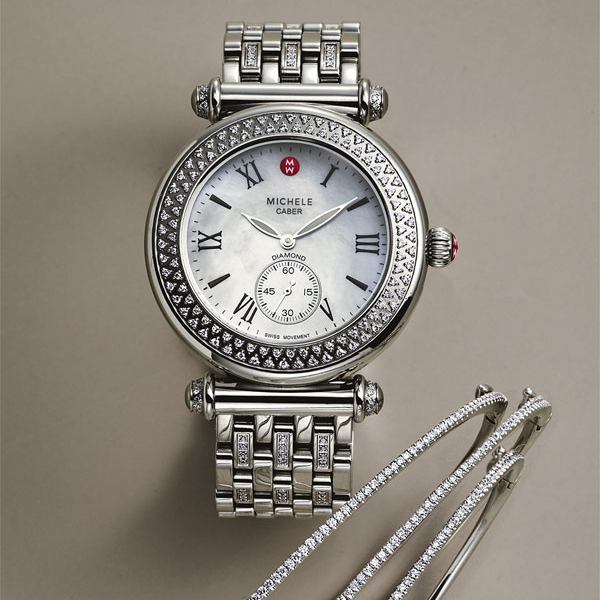 Michele "Caber" Diamond Watch Head & Bracelet