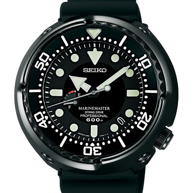 Seiko Prospex Marine Master 600m Diver Power Reserve Titanium Spring Drive Watch SBDB013