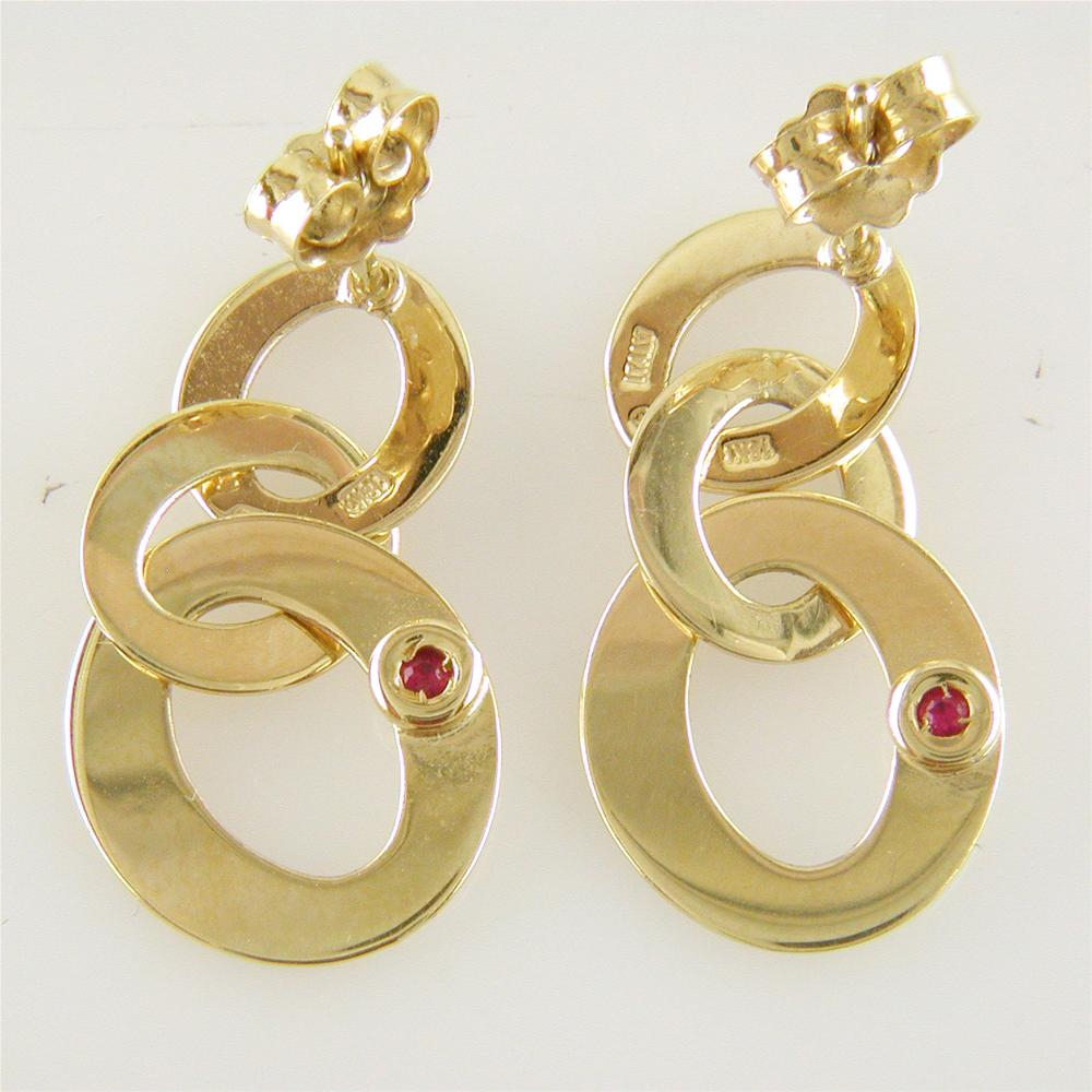 Roberto Coin Chic & Shine Medium Earrings 18K Yellow Gold