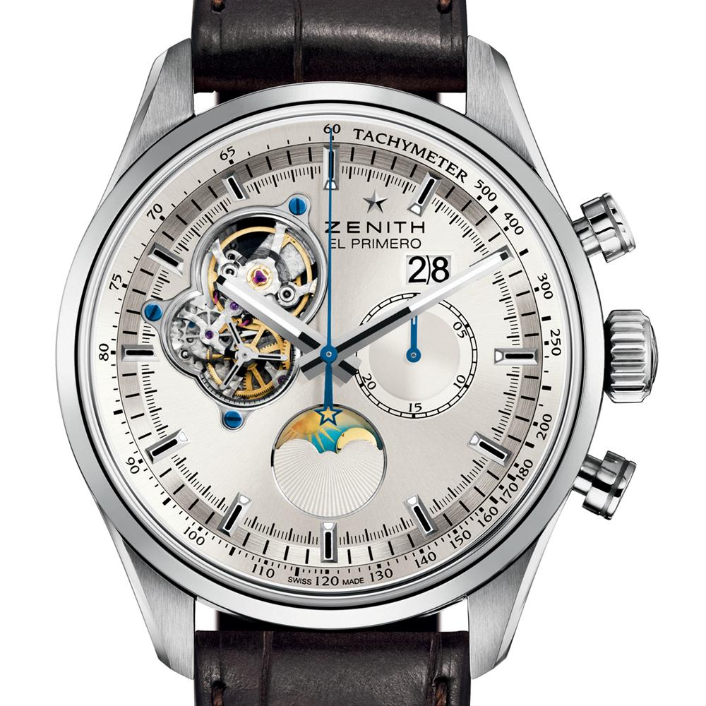 Zenith El Primero Chronomaster Grande Date Moonphase 45mm Watch 03.2160.4047/01.C713