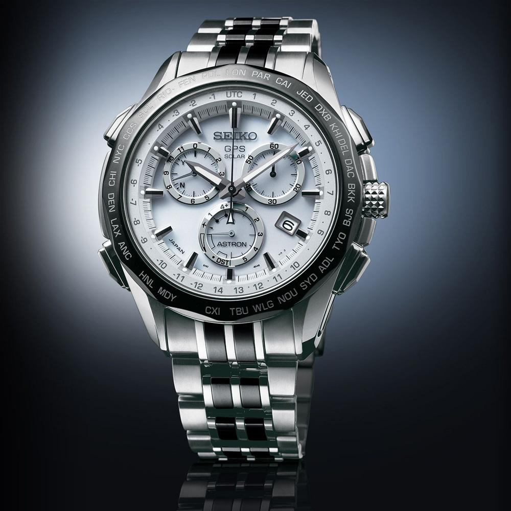 Seiko Astron 2014 Limited Edition GPS Solar Titanium ceramic White Dial Watch 45mm SSE001
