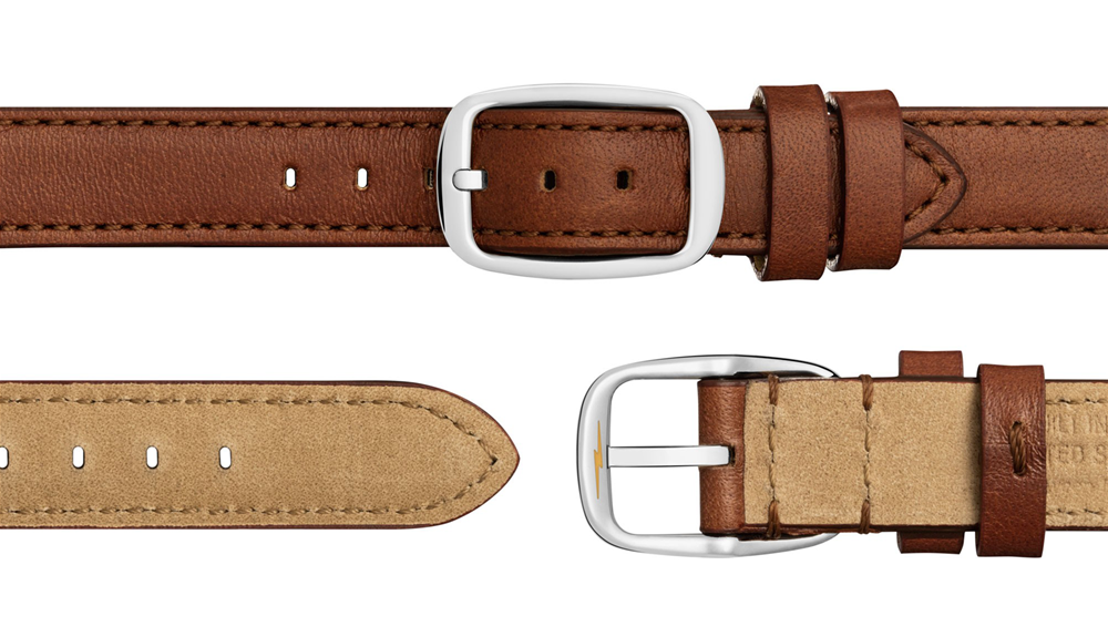 Shinola Canfield 38mm Ladies Silver Dial and Dark Cognac Leather Watch 20001935