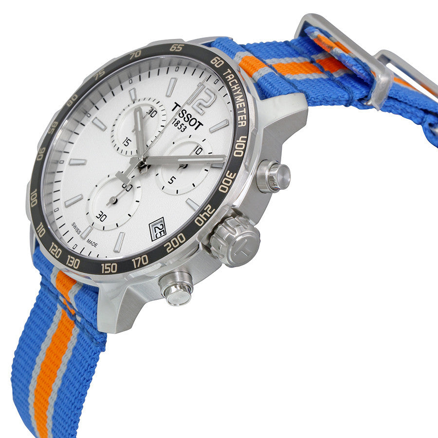 Tissot New York Knicks Quickster Quartz 42mm Blue Orange Watch T0954171703706