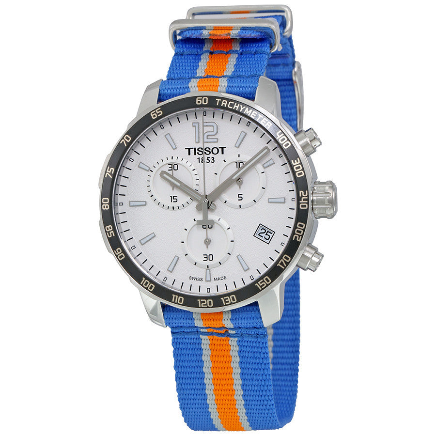 Tissot New York Knicks Quickster Quartz 42mm Blue Orange Watch T0954171703706