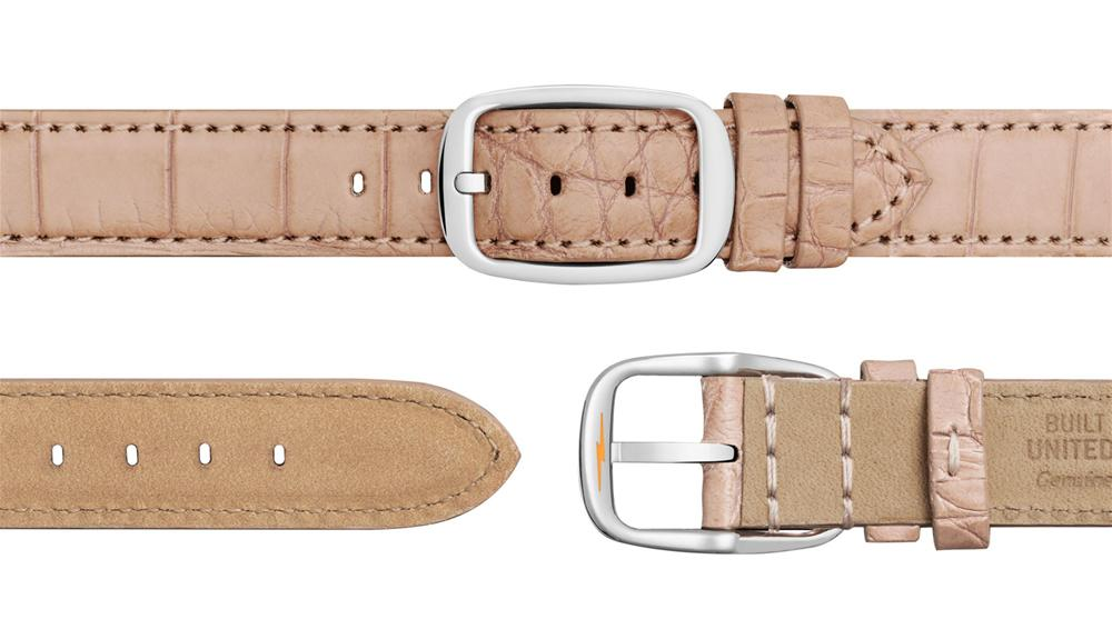 Shinola Canfield 38mm Ladies Watch  Nude Pink Dial and Leather Strap 20001934