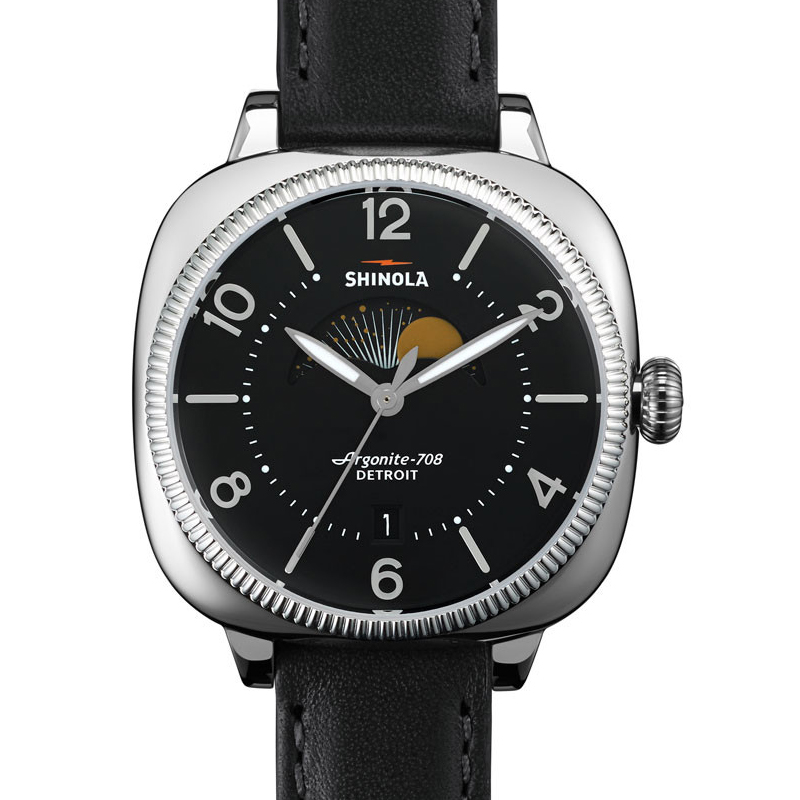 Shinola Gomelsky Moon Phase Black Dial 36mm Women's Watch S0110000278