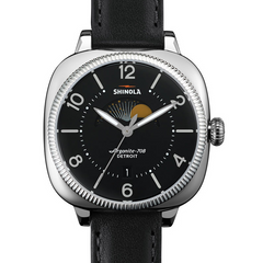 Shinola Gomelsky Moon Phase Black Dial 36mm Women's Watch S0110000278